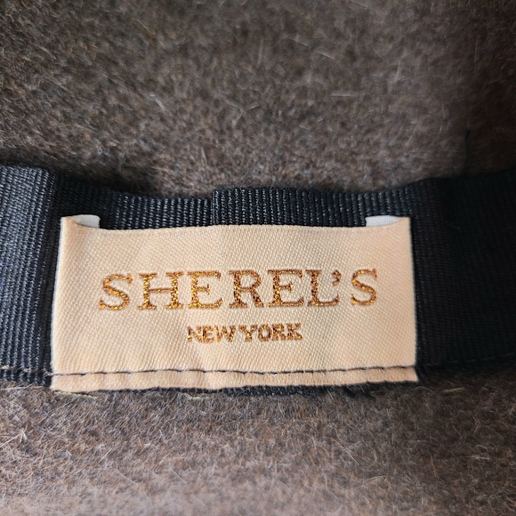 Sherel's New York Brown Tan Mohair Wool-Blend Vintage Fedora Hat - Picture 7 of 7